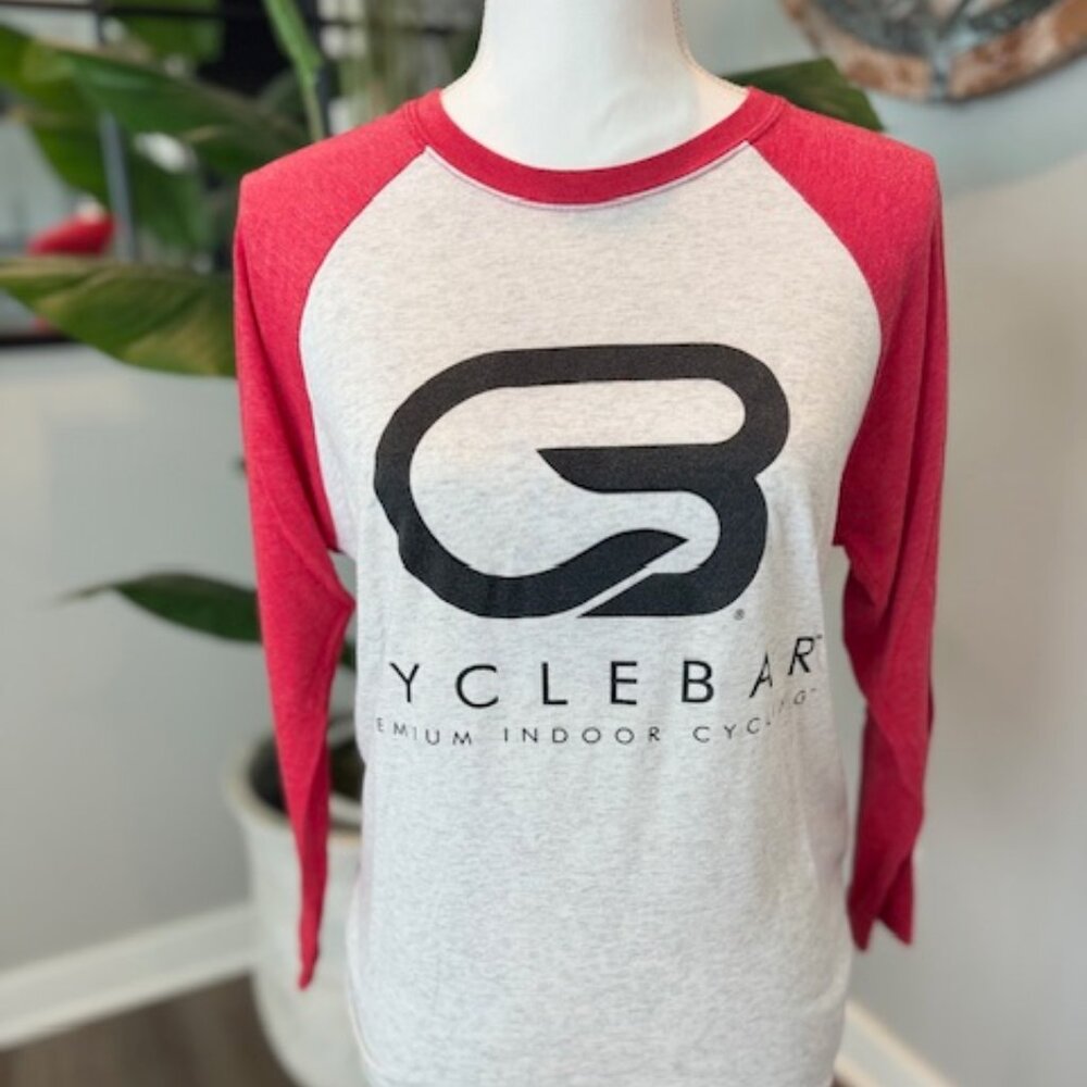 CYCLEBAR Unisex tri-blend baseball jersey and a FREE Koozie